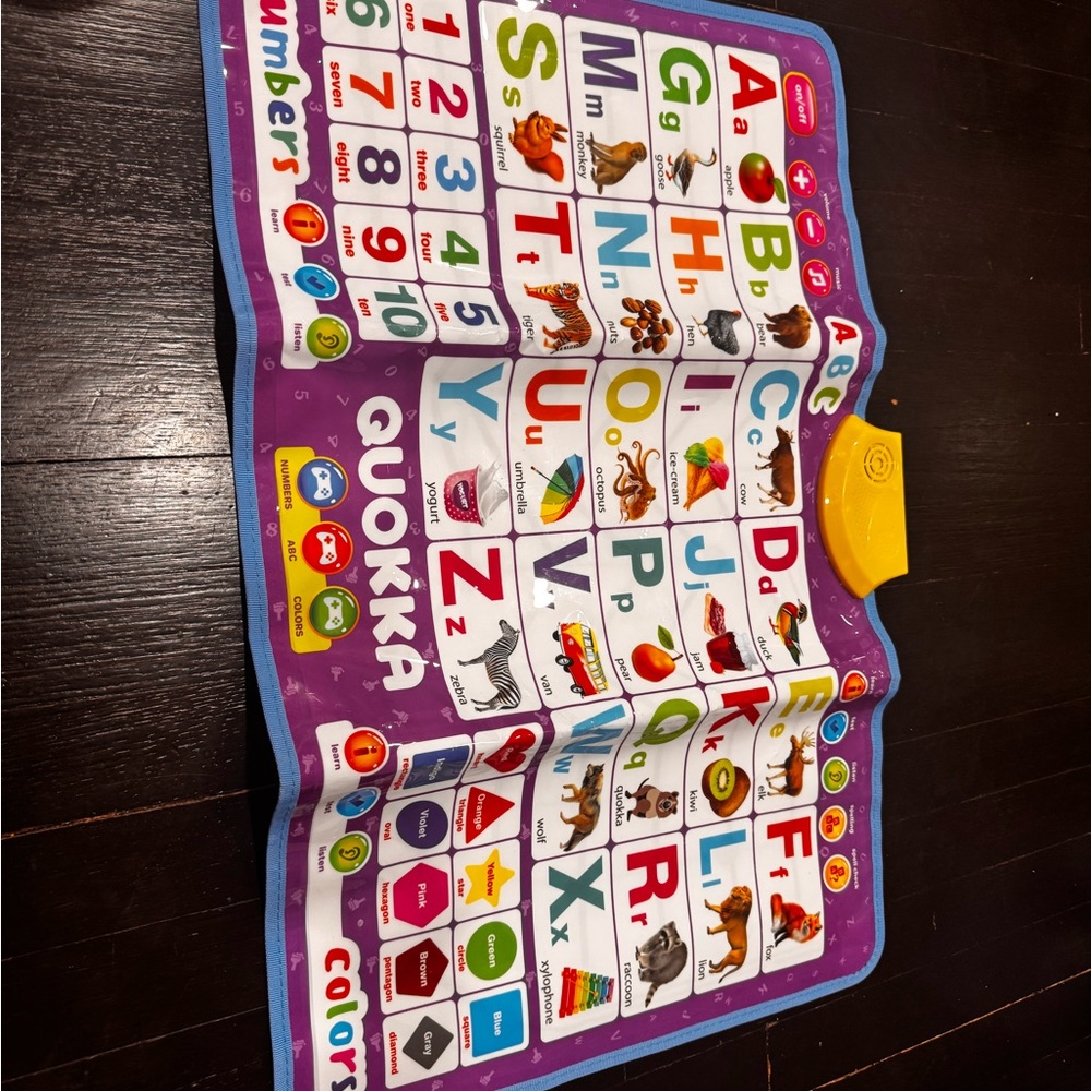 Interactive Learning Mat - Purple - Picture 2 of 4
